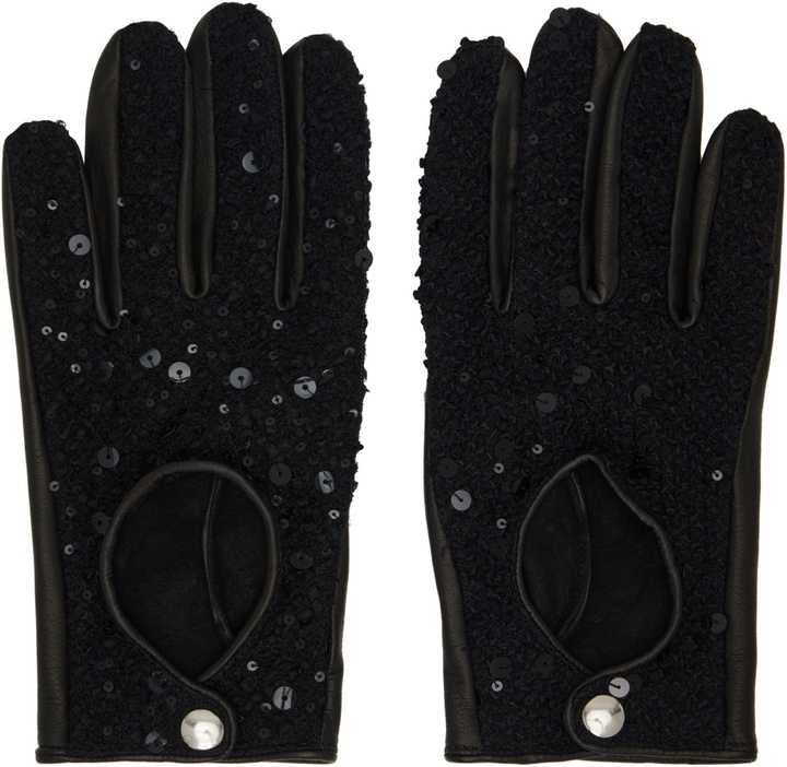 Photo: Ernest W. Baker Black Driving Gloves