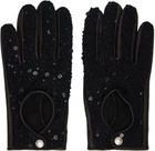 Ernest W. Baker Black Driving Gloves