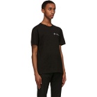 Versace Black Embroidered GV Signature T-Shirt