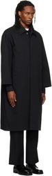 Dunst Black Refined Mac Coat