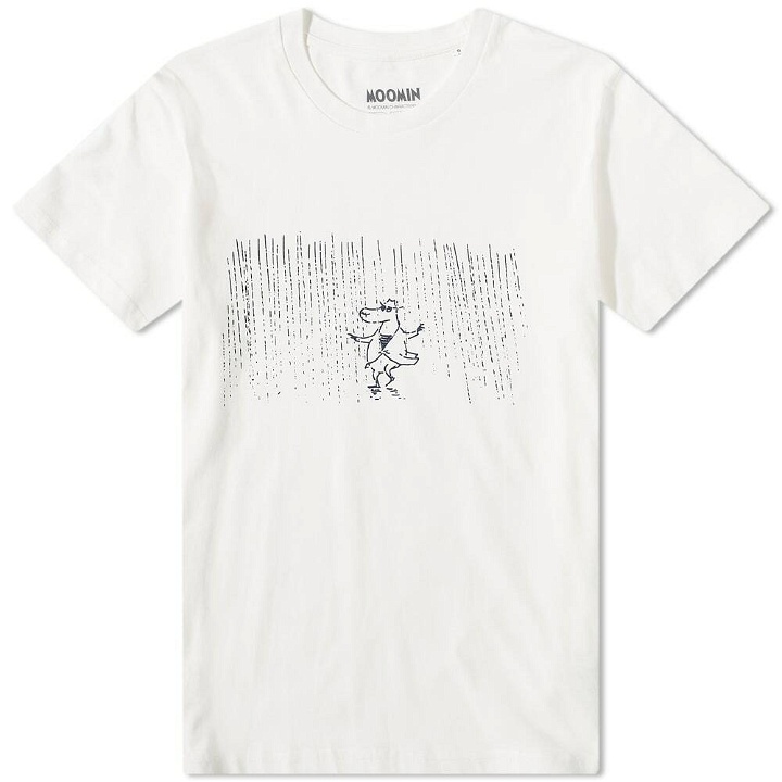 Photo: IDEA x Moomin Rain Dance T-Shirt in White/Navy