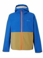 Cotopaxi - Cielo Colour-Block Recycled-Shell Hooded Jacket - Blue