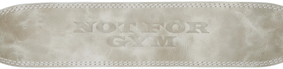 doublet Gray 'Not For Gym' Belt
