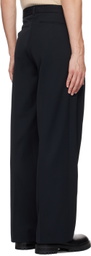 Walter Van Beirendonck Black Star Trousers
