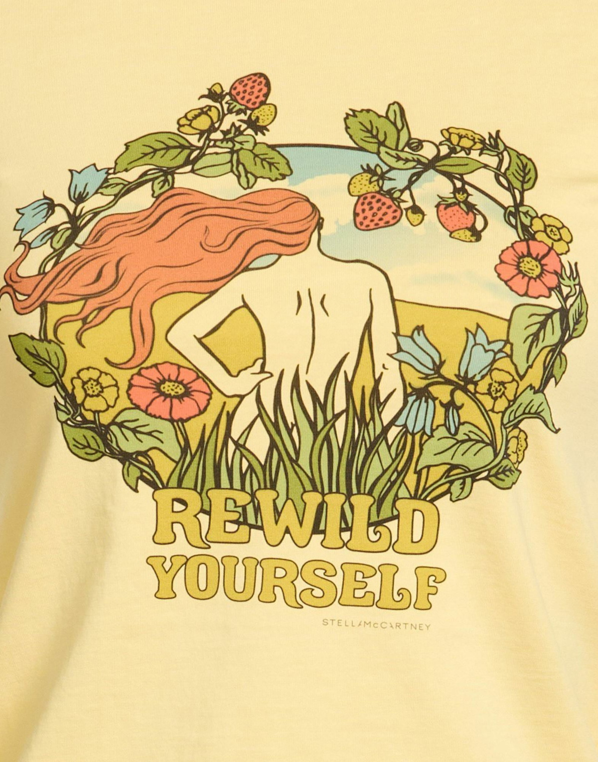 Stella Mccartney Womens T-shirt in Yellow