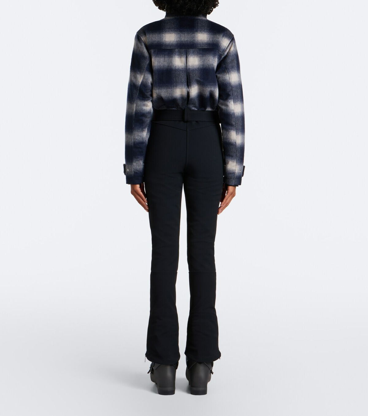 Cordova Telluride checked wool-blend ski suit