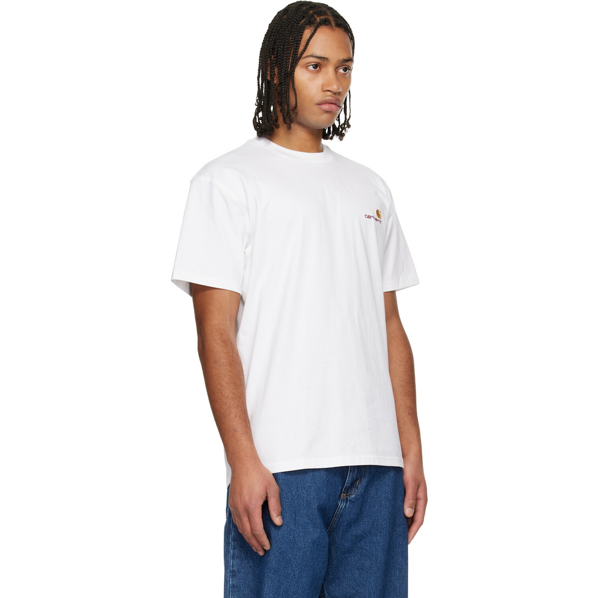 Carhartt Work In Progress White S/S American Script T-shirt