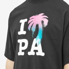 Palm Angels Men's I Love PA Palm T-Shirt in Multi
