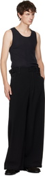 LEMAIRE Black Debardeur Tank Top