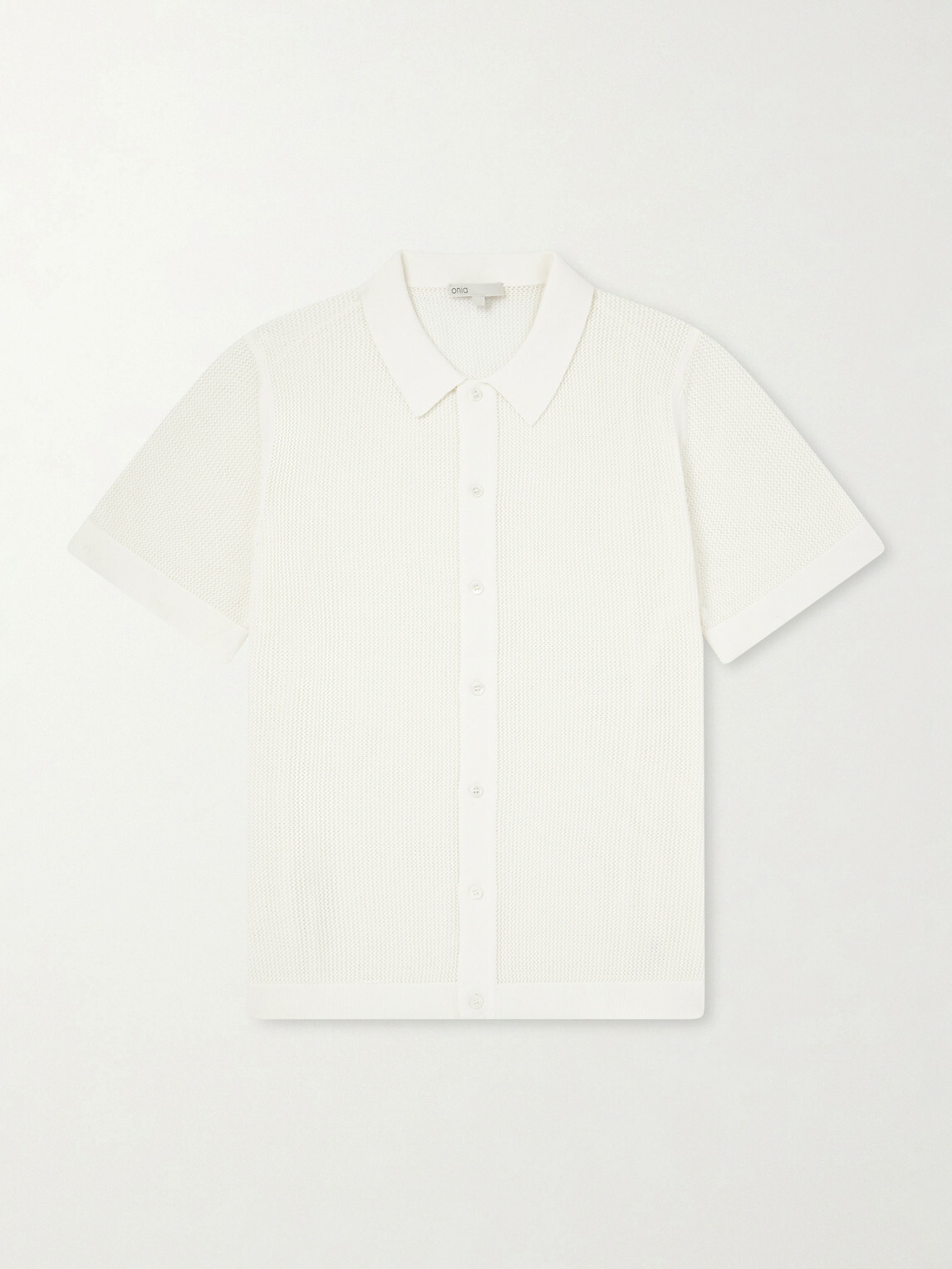 Onia - Crocheted Cotton Shirt - Neutrals