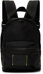 MSGM Black Mini Backpack