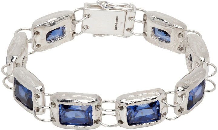 Photo: Bleue Burnham Silver & Blue Rose Bracelet