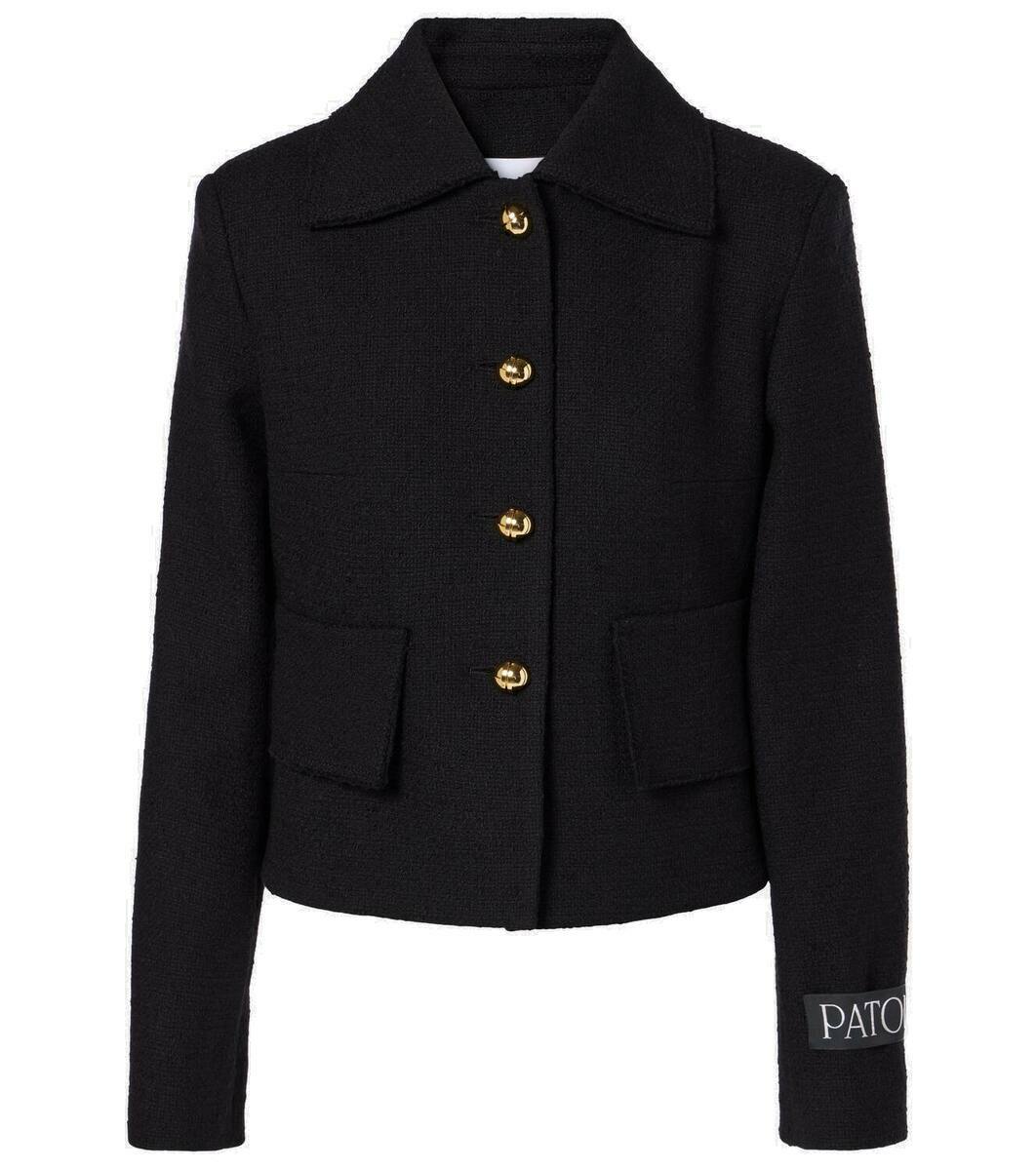 PATOU Wool Cashmere Flannel Blazer