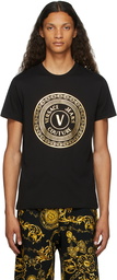 Versace Jeans Couture Black V-Emblem T-Shirt