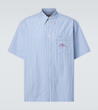 Plan C Striped cotton ooplin shirt