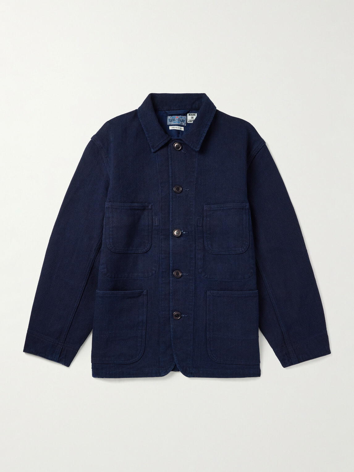 Blue Blue Japan - Sashiko Cotton Jacket - Blue
