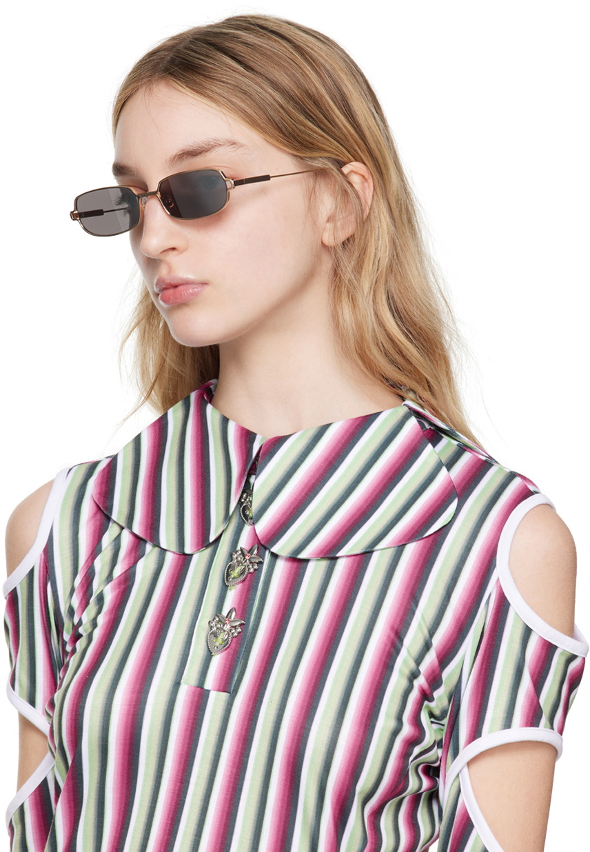 BONNIE CLYDE Rose Gold Petrichor Sunglasses Bonnie Clyde