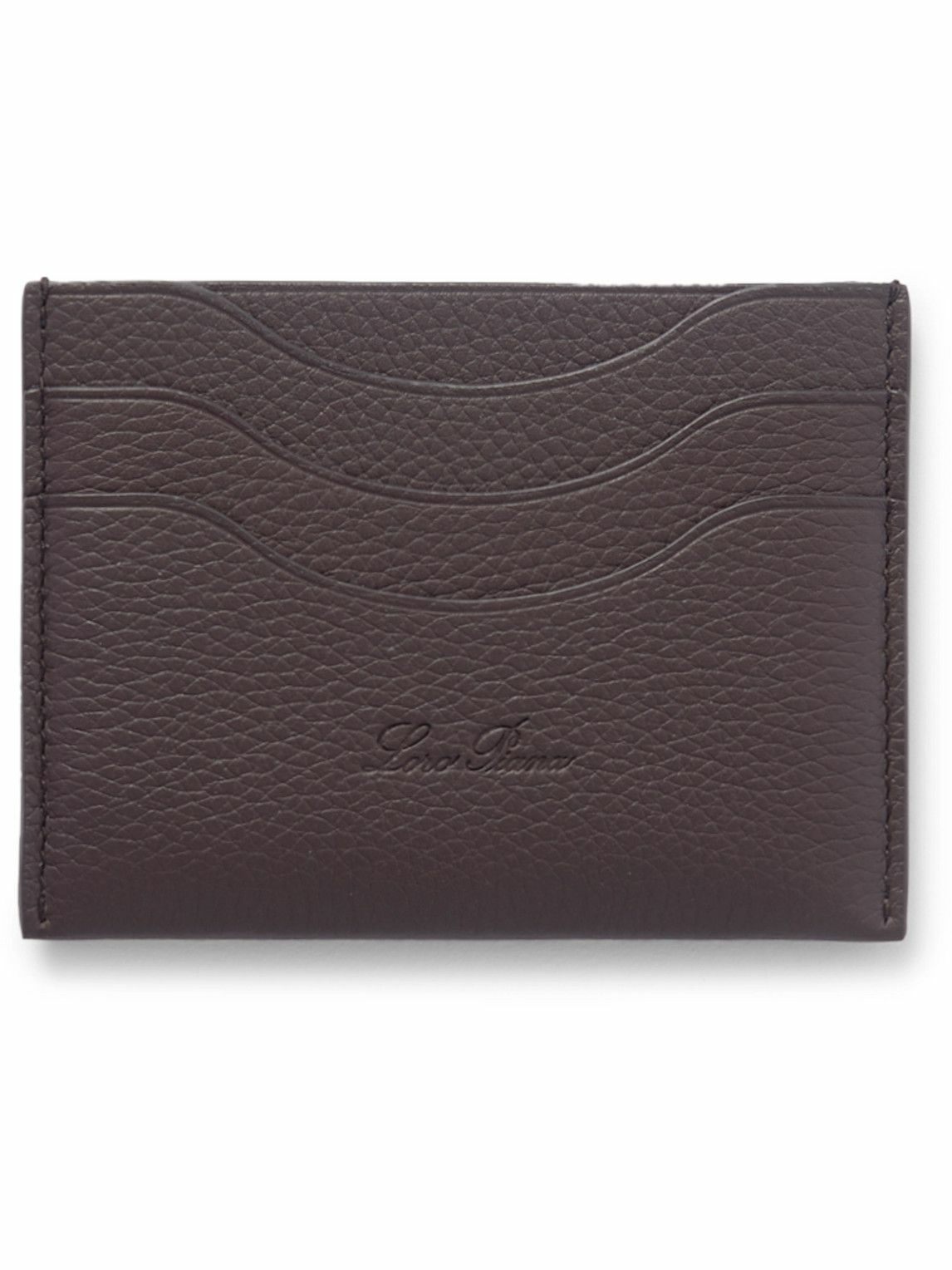 【Loro Piana】 Extra leather card case Extra leather card case in black - Loro Piana | Mytheresa