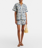 Alémais Dolly crochet cotton shorts
