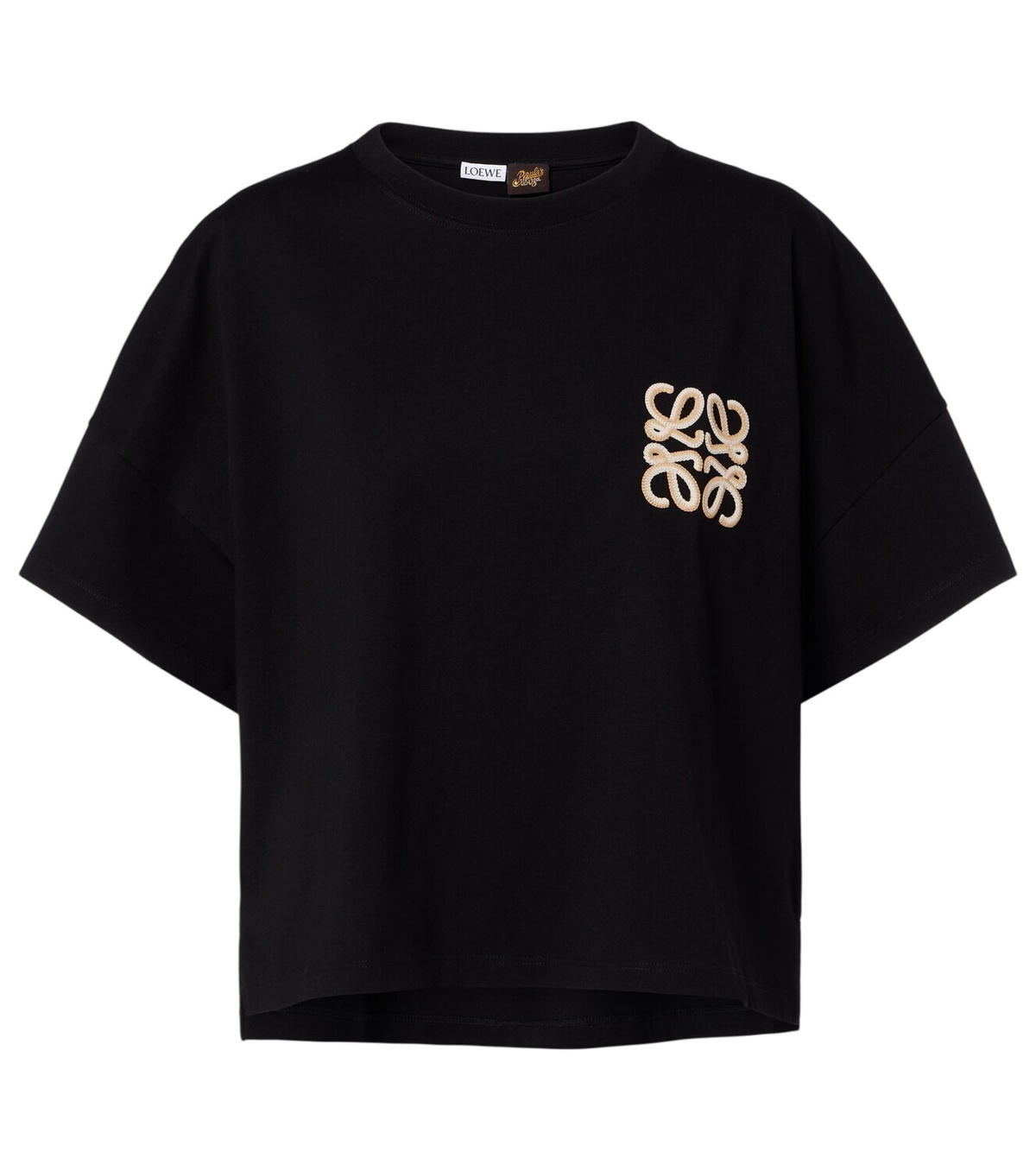 Loewe Paula's Ibiza ブラックポロシャツ P01048277.jpg