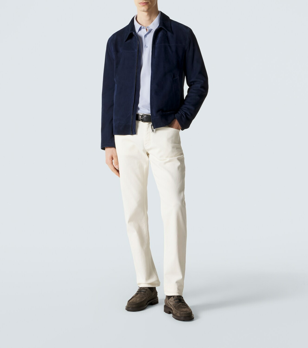 Brioni Suede blouson jacket