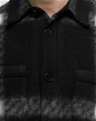 Portuguese Flannel Plaid Fleece Overshirt Black - Mens - Overshirts