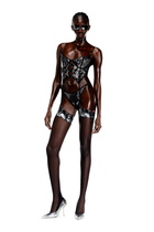 Diesel Foiled fishnet strings - Strings Womens in Black