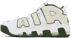 Nike White & Beige Air More Uptempo '96 Sneakers