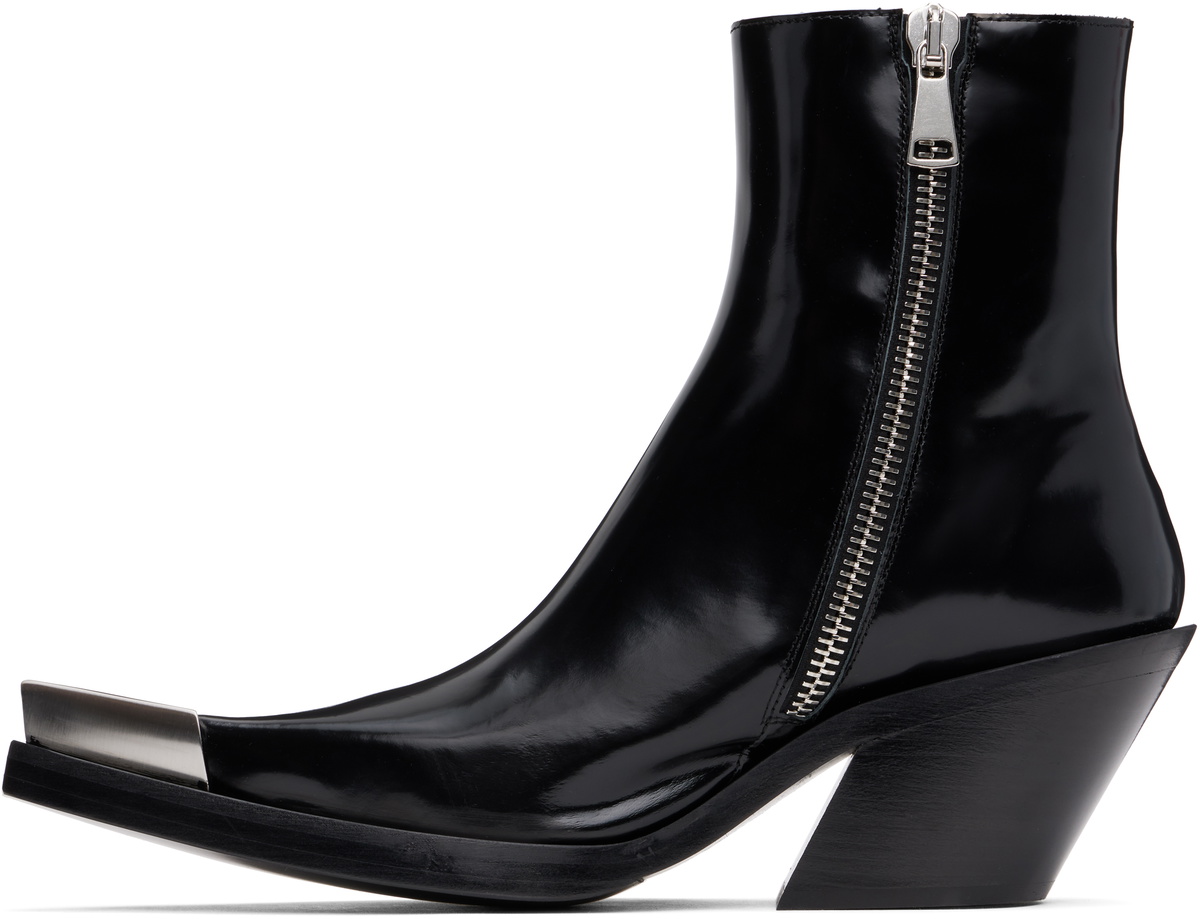 Achilles Ion Gabriel Black Bang Ankle Boots