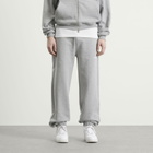 ANNIE HOOD Men's Mini Logo Cuffed Joggers in Marl Grey
