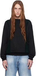 Youth Green Curved Sweater