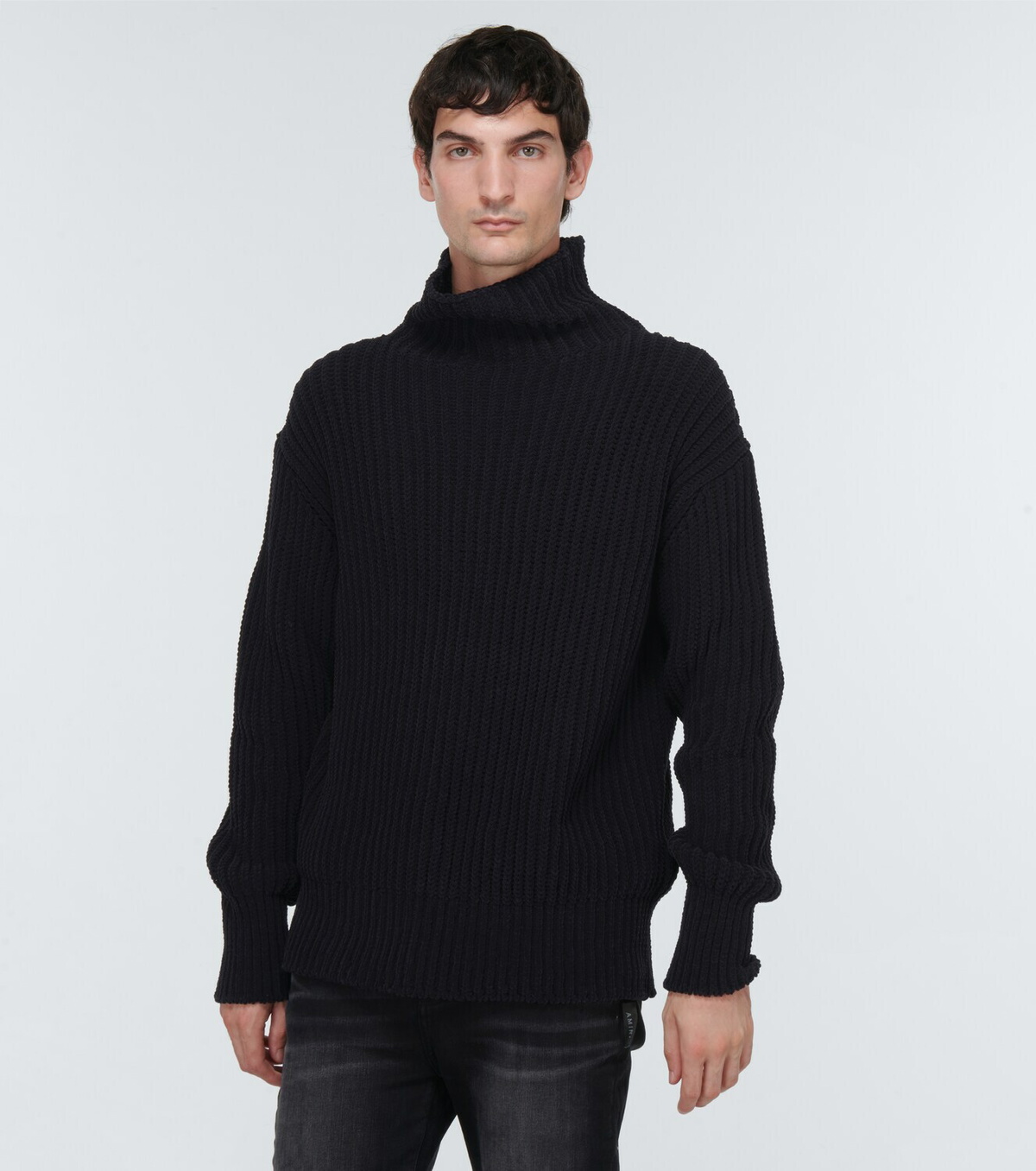 Amiri Wool and cashmere chenille turtleneck sweater Amiri