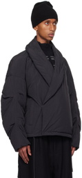 A. A. Spectrum Black Earlian Down Jacket