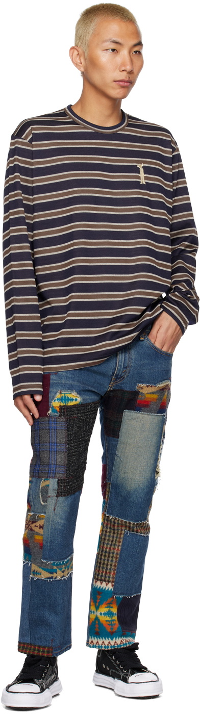 Junya Watanabe Blue Levi's & Pendleton Edition Jeans Junya