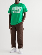 Billionaire Boys Club - Oversized Logo-Print Cotton-Jersey T-Shirt - Green