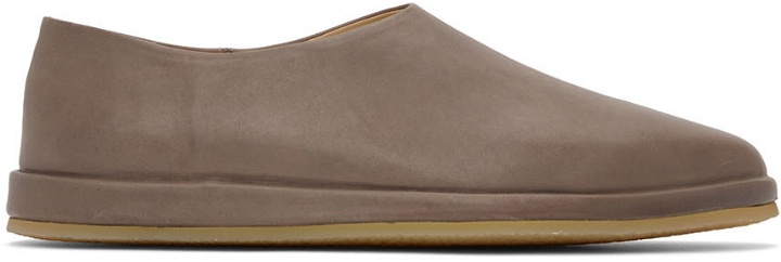 Photo: Fear of God SSENSE Exclusive Taupe 'The Mule' Loafers