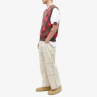 Checks Downtown Men's Studio Pant in Cream/Rust