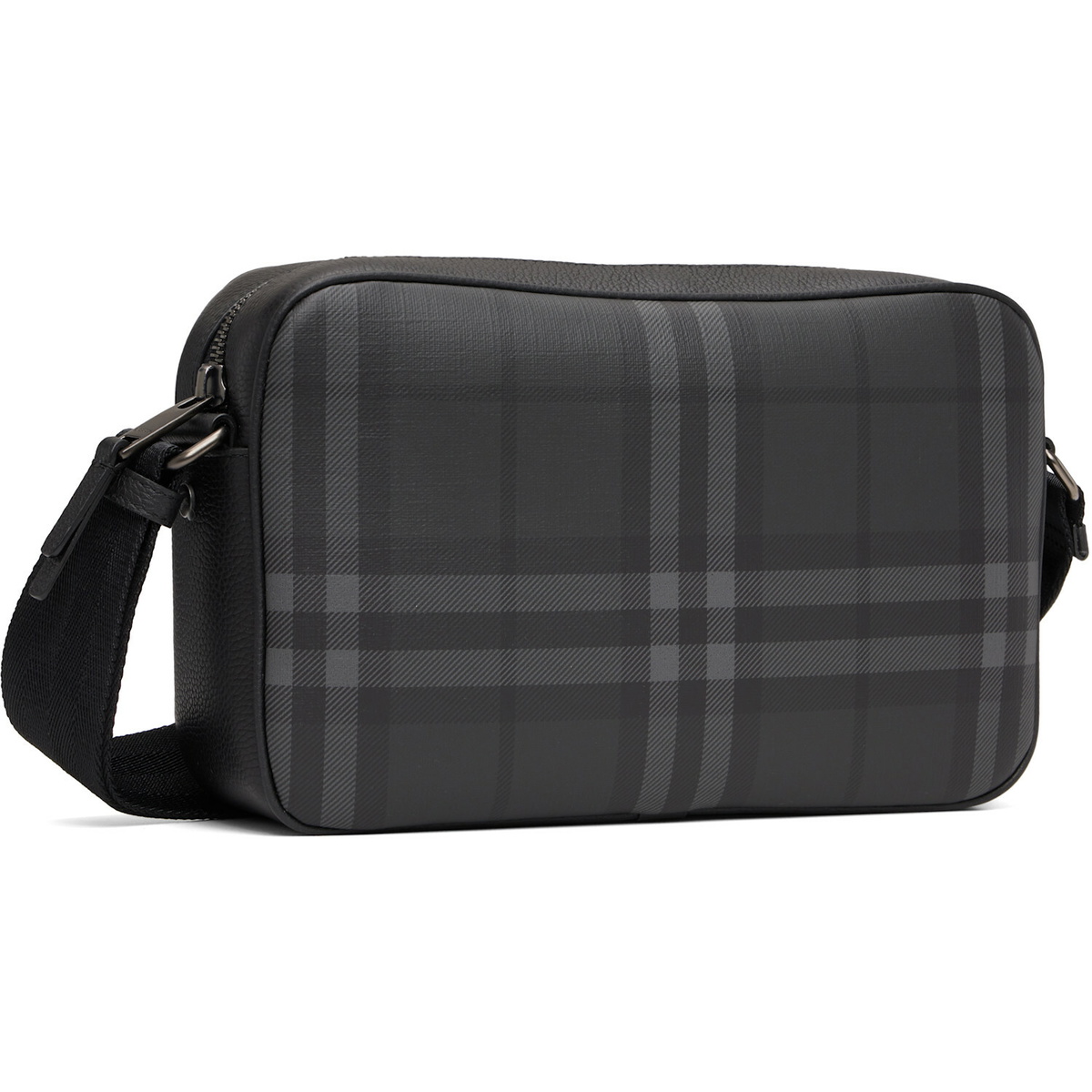 Burberry Black City Check Crossbody Bag