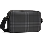 Burberry Black City Check Crossbody Bag