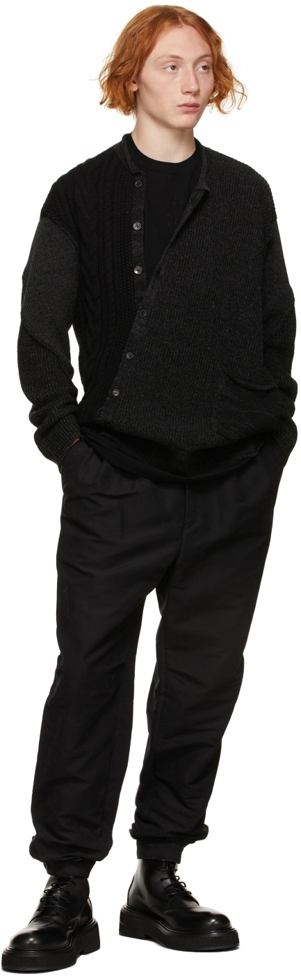 The Viridi-anne Black Fragment Cardigan The Viridi-anne