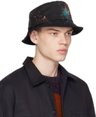 Paul Smith Black Bright Splat Bucket Hat