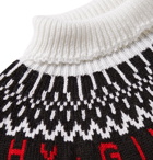Givenchy - Logo-Intarsia Wool Rollneck Sweater - Men - White