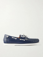Polo Ralph Lauren - Merton Leather Boat Shoes - Blue