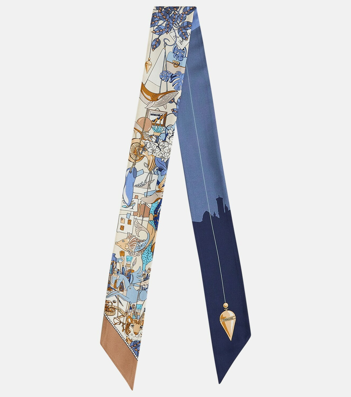 Ferragamo Printed silk scarf Salvatore Ferragamo