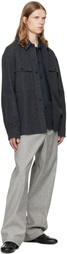 Jil Sander Gray Outer Shirt Jacket