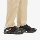 Adidas x SFTM Adistar Cushion Sneaker in Core Black/Dark Brown/Earth Strata