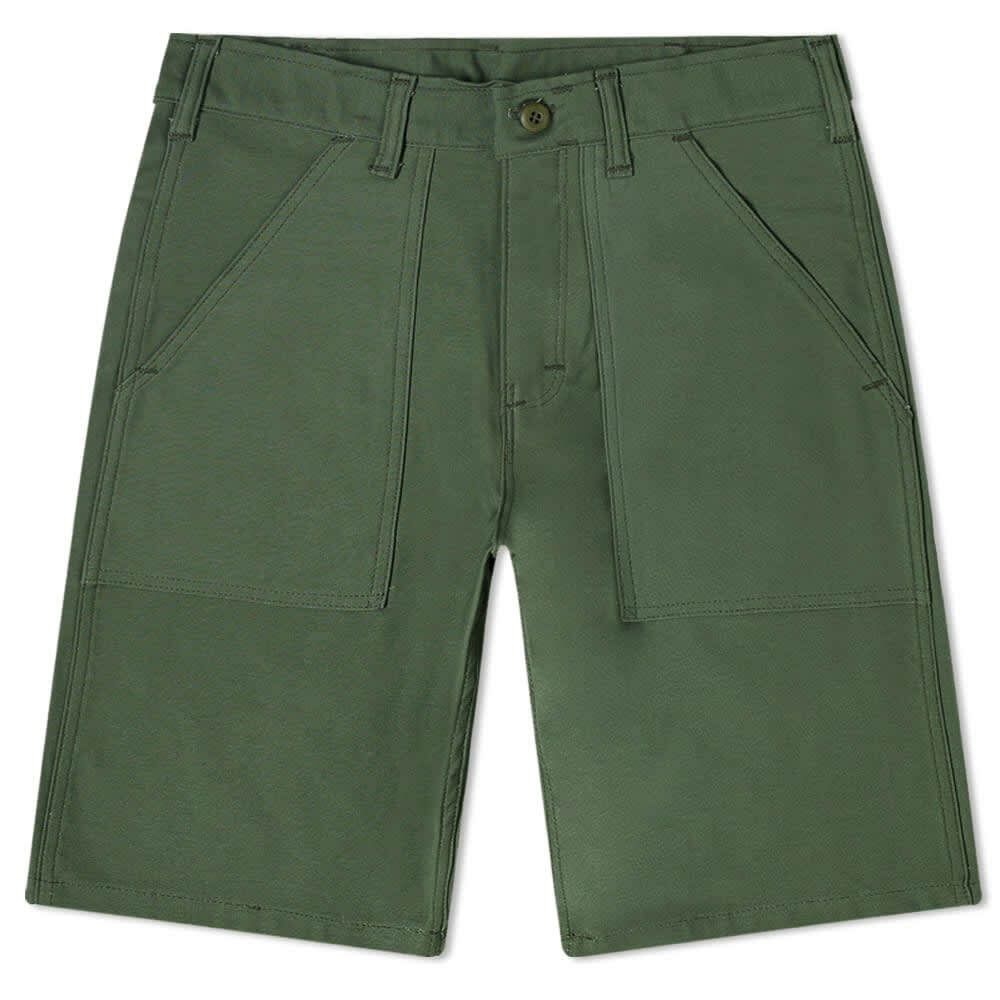 Photo: Stan Ray Men's Fatigue Short in Olive Sateen