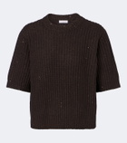 Brunello Cucinelli Ribbed-knit cashmere and wool-blend sweater