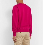 Isabel Marant - Mikeli Logo-Appliquéd Fleece-Back Cotton-Blend Jersey Sweatshirt - Pink