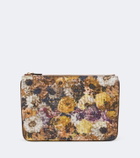 Valentino Garavani VLogo Small floral jacquard pouch